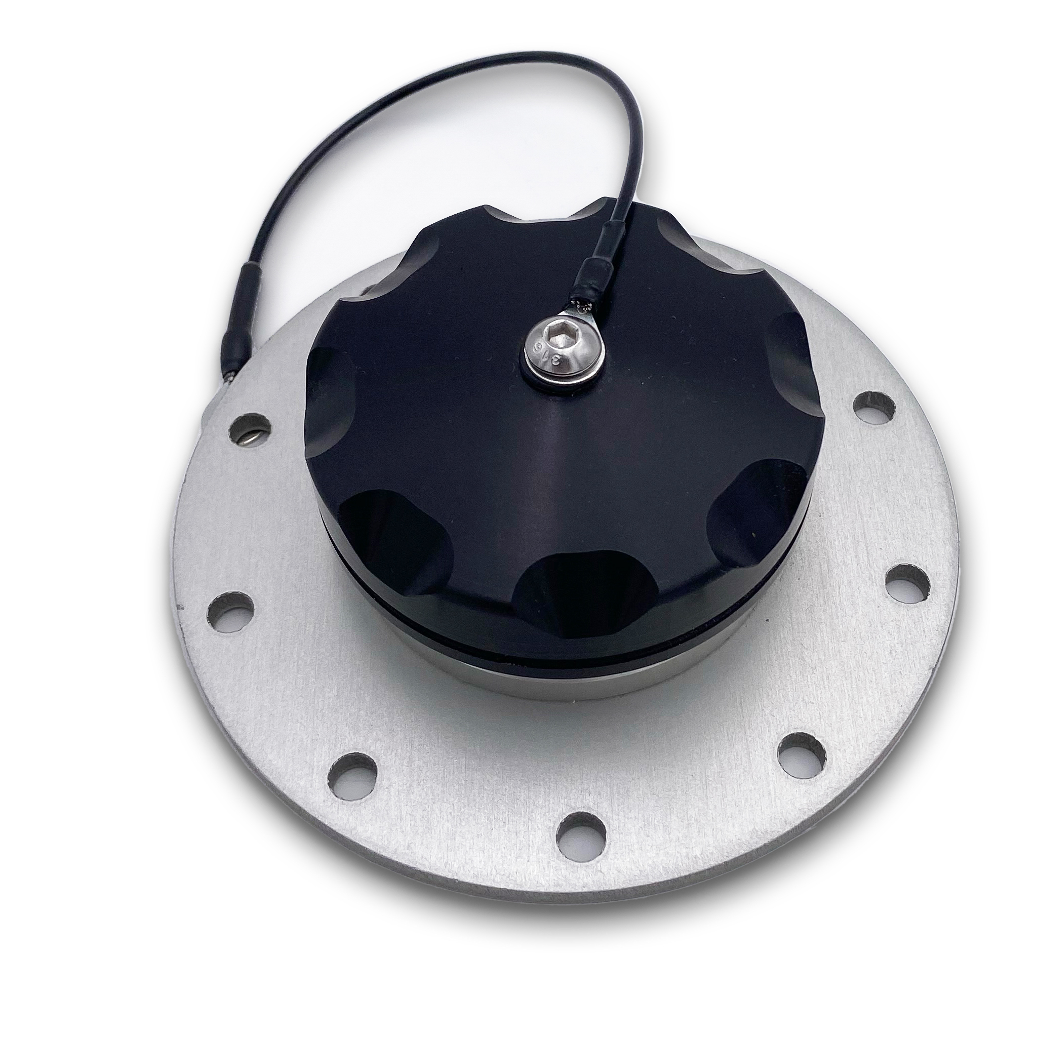2.5_FILLER_CAP-ON-10-BOLT-PLATE 10 Bolt, 4.5" B.C. Plate, 2.5" Fill Neck & Cap - Image 1