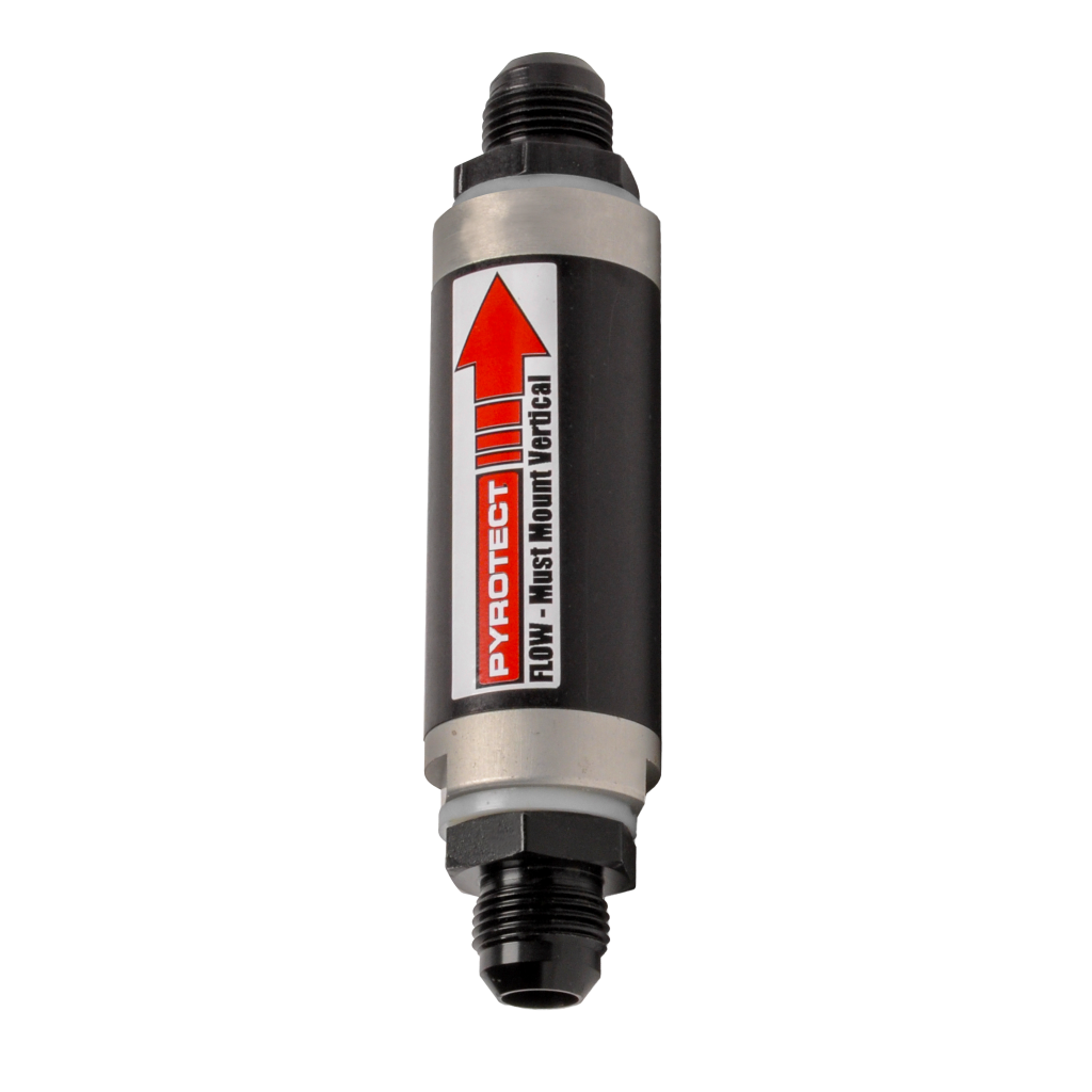 Vent Ck Valve Inline '-8 AN Inline Vent Rollover Valve - Image 1