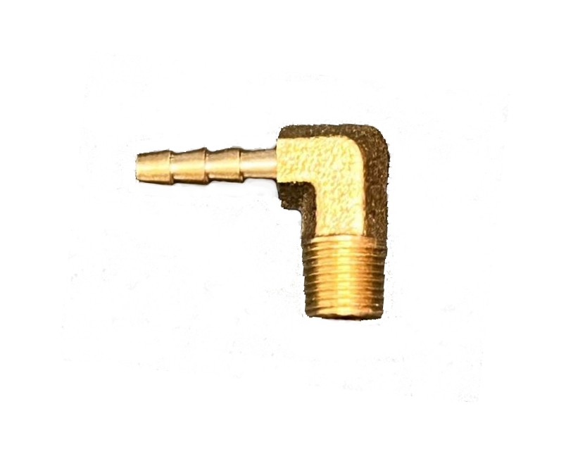 1-4 90 Hose Bard SAE 3/16" - 90 Degree Hose Barb Fitting for BAJA SAE Tank - Image 1