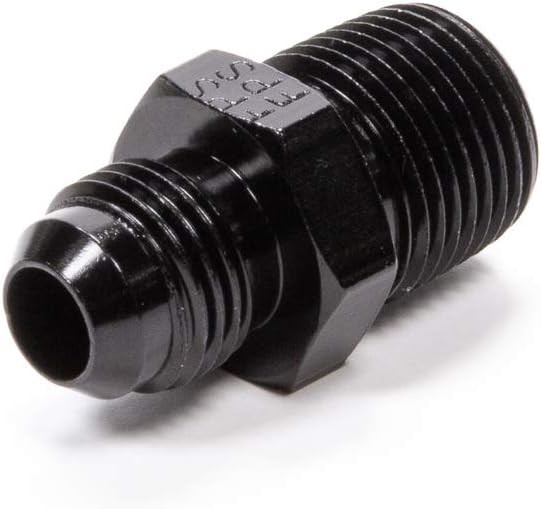 AFR114 '-6 AN x 3/8" NPT Straight Adapter - Black - Image 1