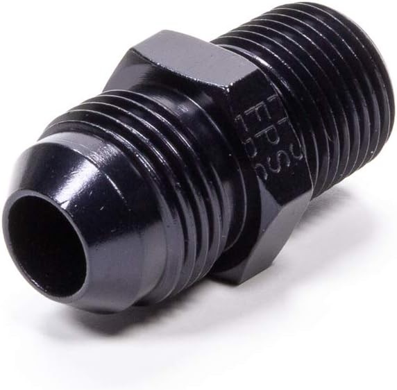 AFR211 '-8 AN x 3/8" NPT Straight Adapter - Black - Image 1